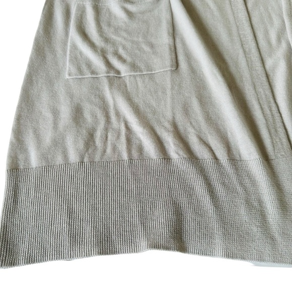 UNIVERSAL STANDARD LONG WOOL BLEND OPEN CARDIGAN SIZE SMALL - Picture 6 of 10
